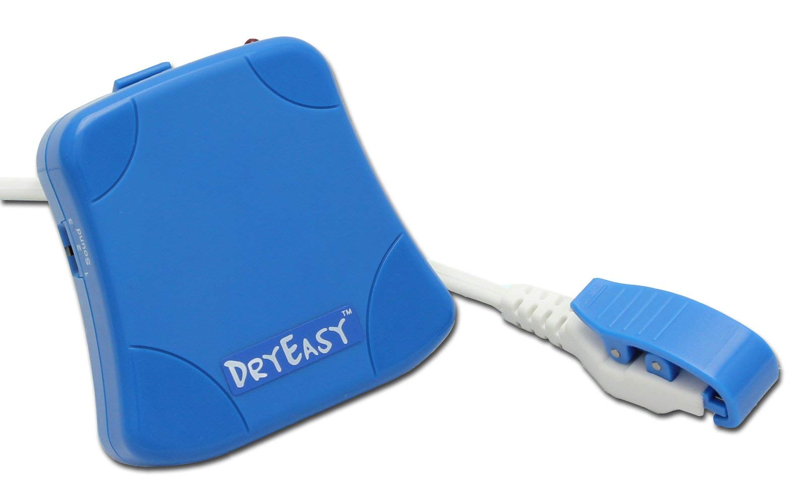 DRYEASY bedwetting alarm volume control to adjust sound levels