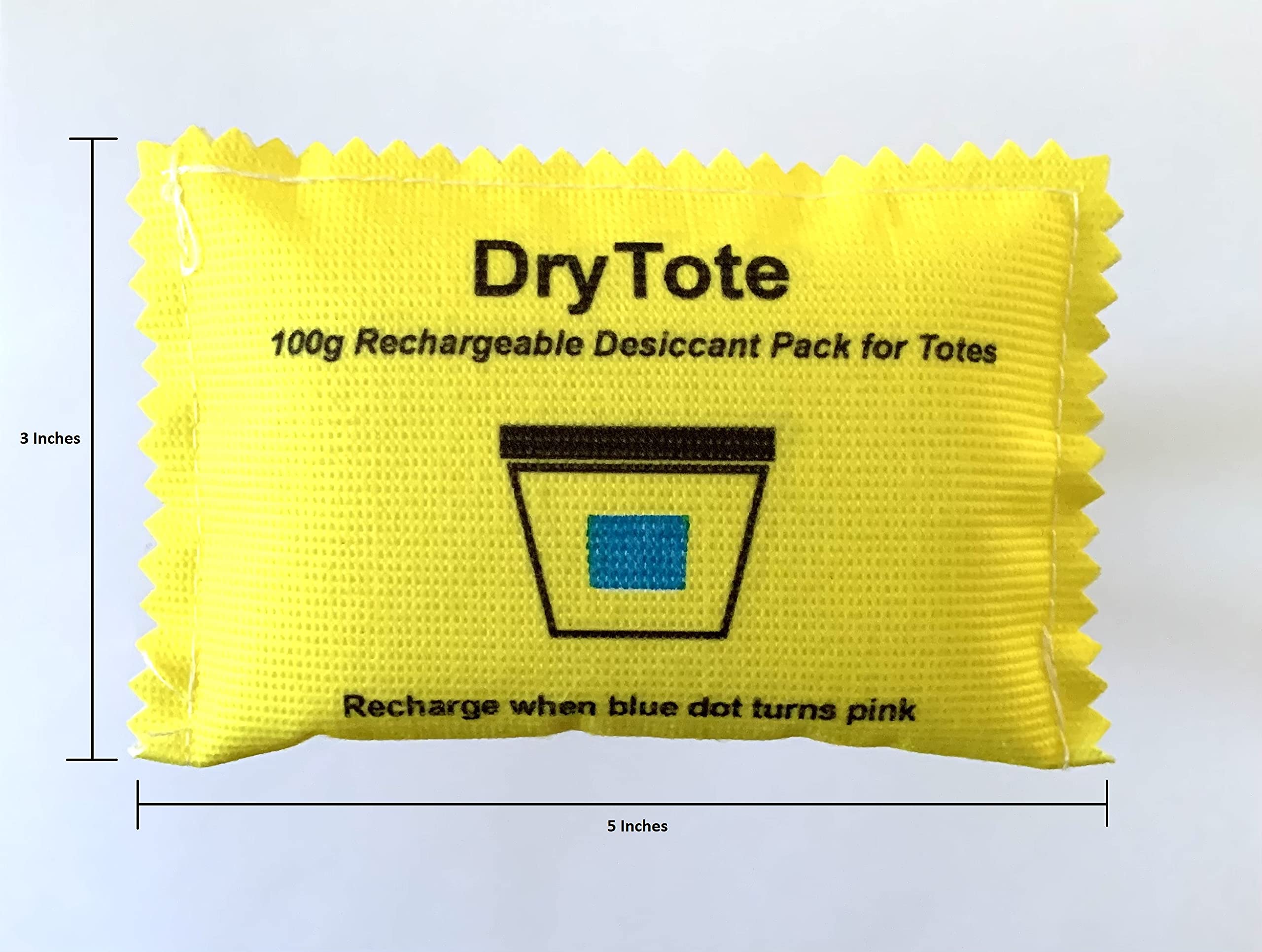 DryTote Desiccant Pack protects documents, electronics, and clothing from moisture