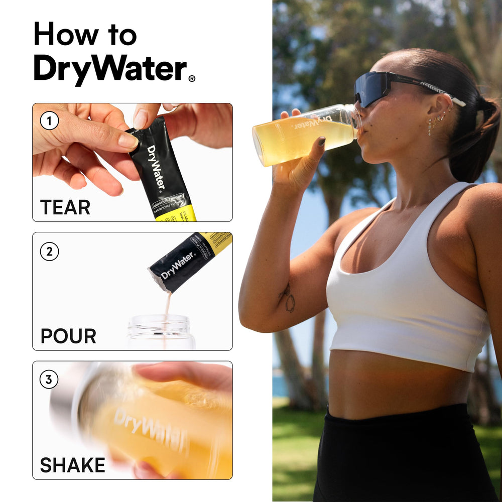 DryWater real fruit infusion with lemon-lime flavor in water