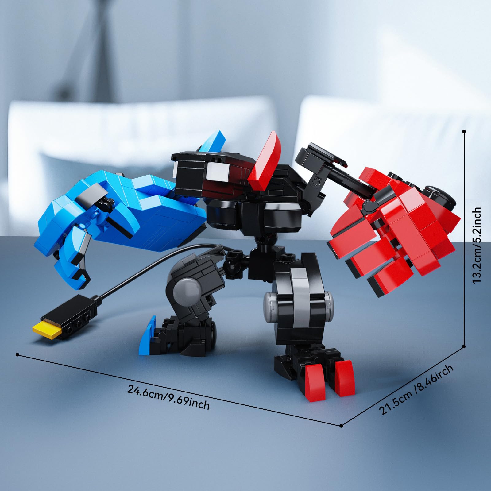 DRZYJ robot kit shown as a stylish desk decoration.