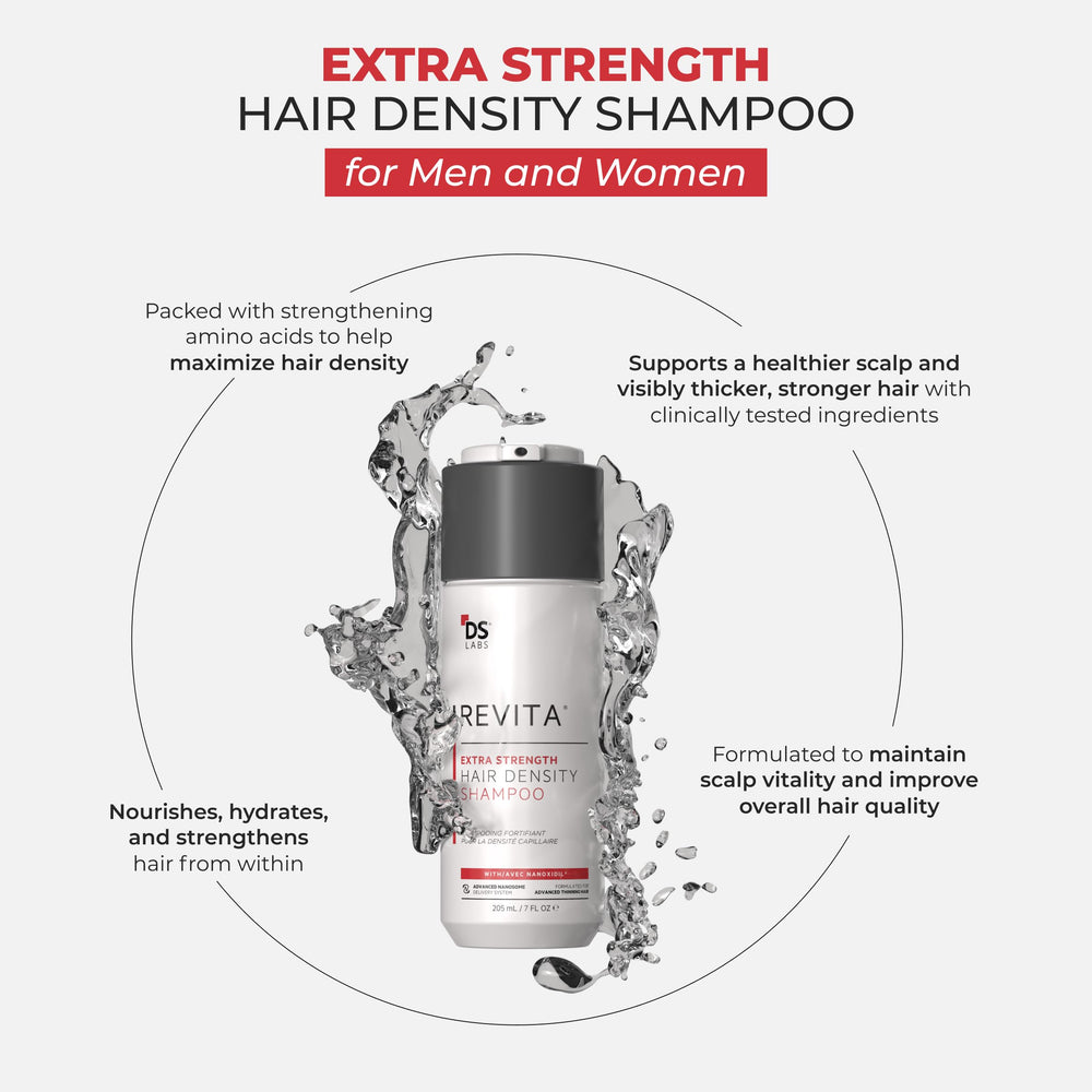 DS Laboratories Revita shampoo during scalp massage emphasizes cleansing without heaviness.