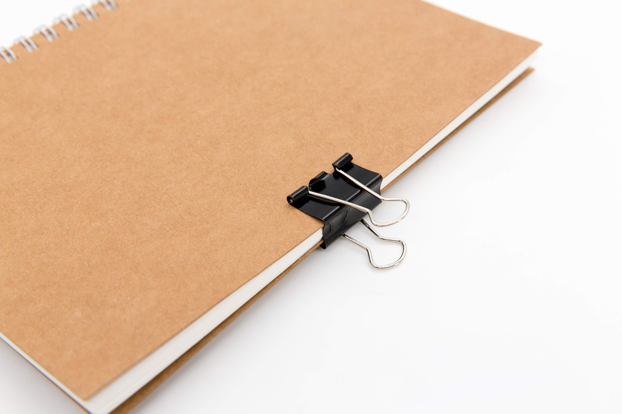 DSTELIN 1.25-inch binder clip M holds mid-size papers securely