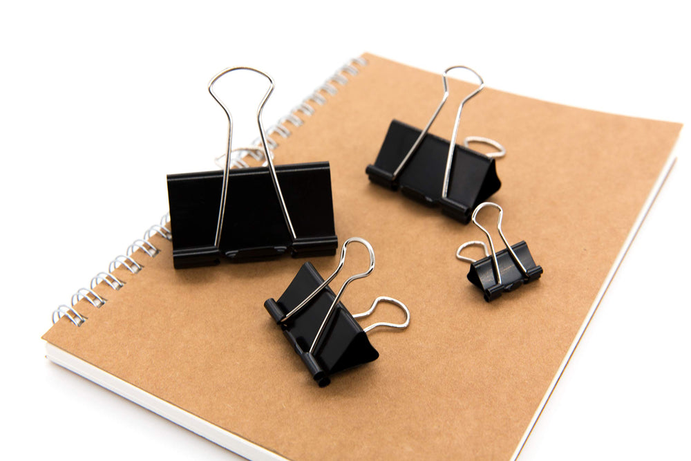 DSTELIN 1-inch binder clip S clamps documents effectively