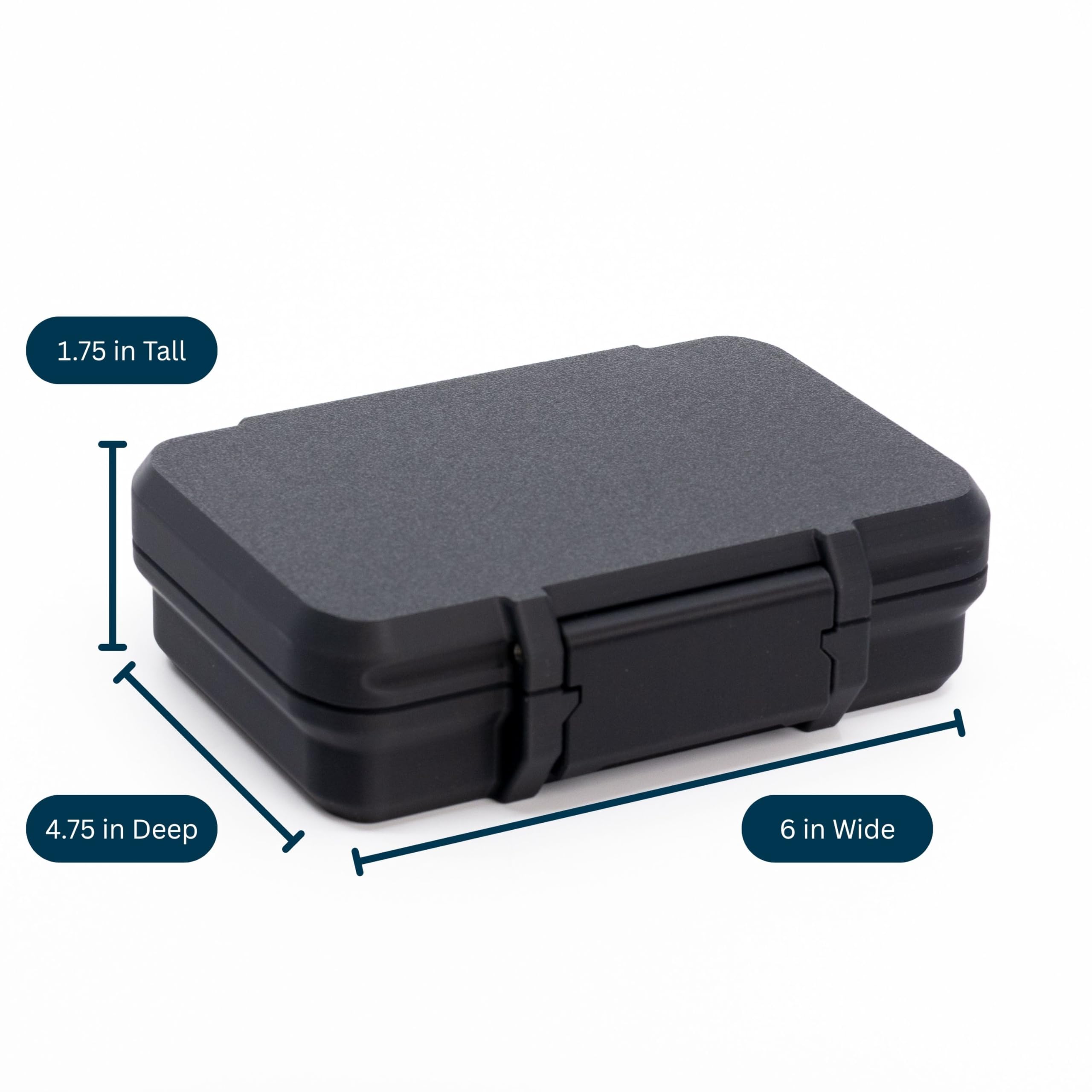 One large 30ml slot inside the Dual 3ml and 30ml vial case.