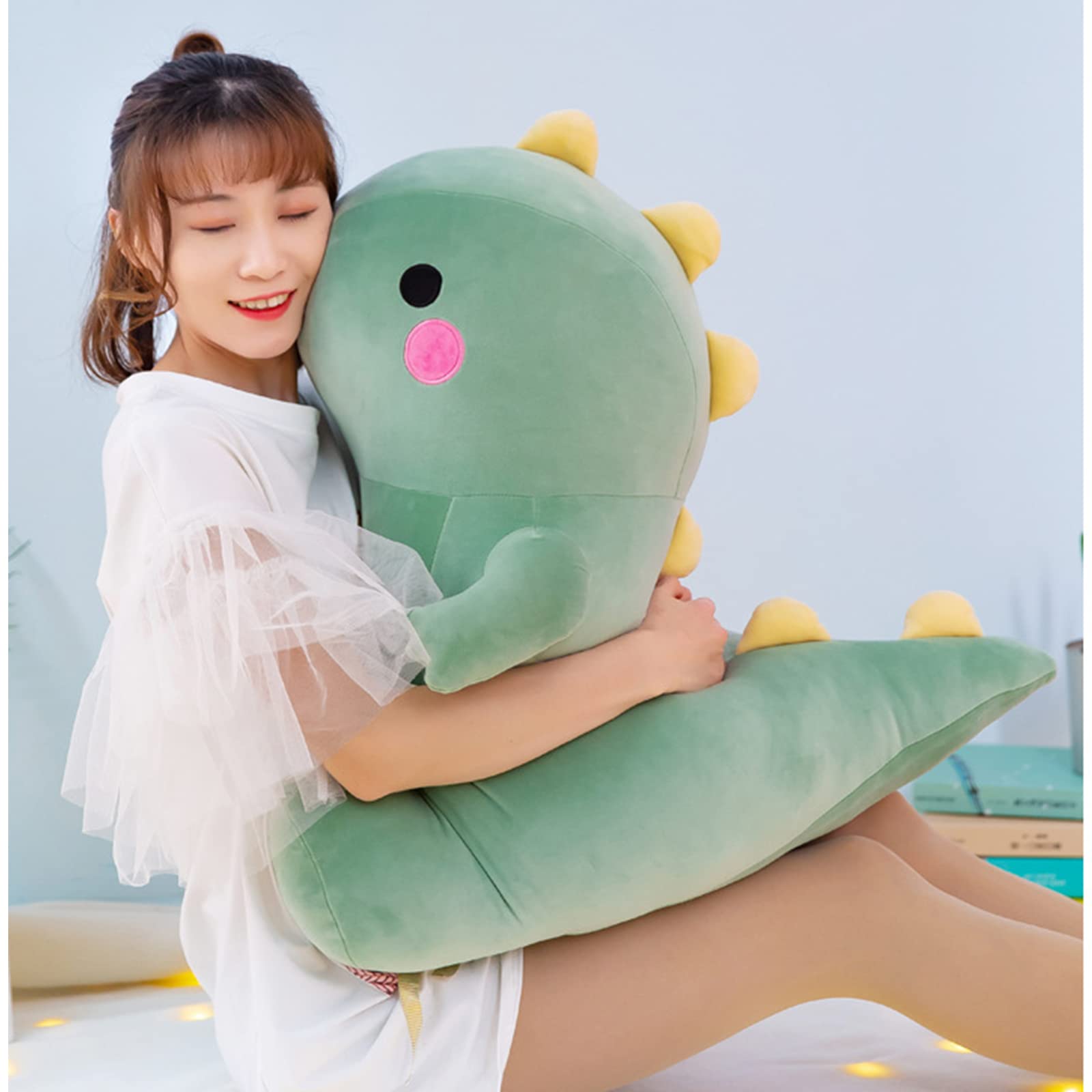 DUANMUL Dinosaur Plush Closeup—ultra-soft fabric for delicate textures