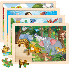 Duchong dinosaur puzzle pieces for preschoolers with engaging visuals and practice in recognition