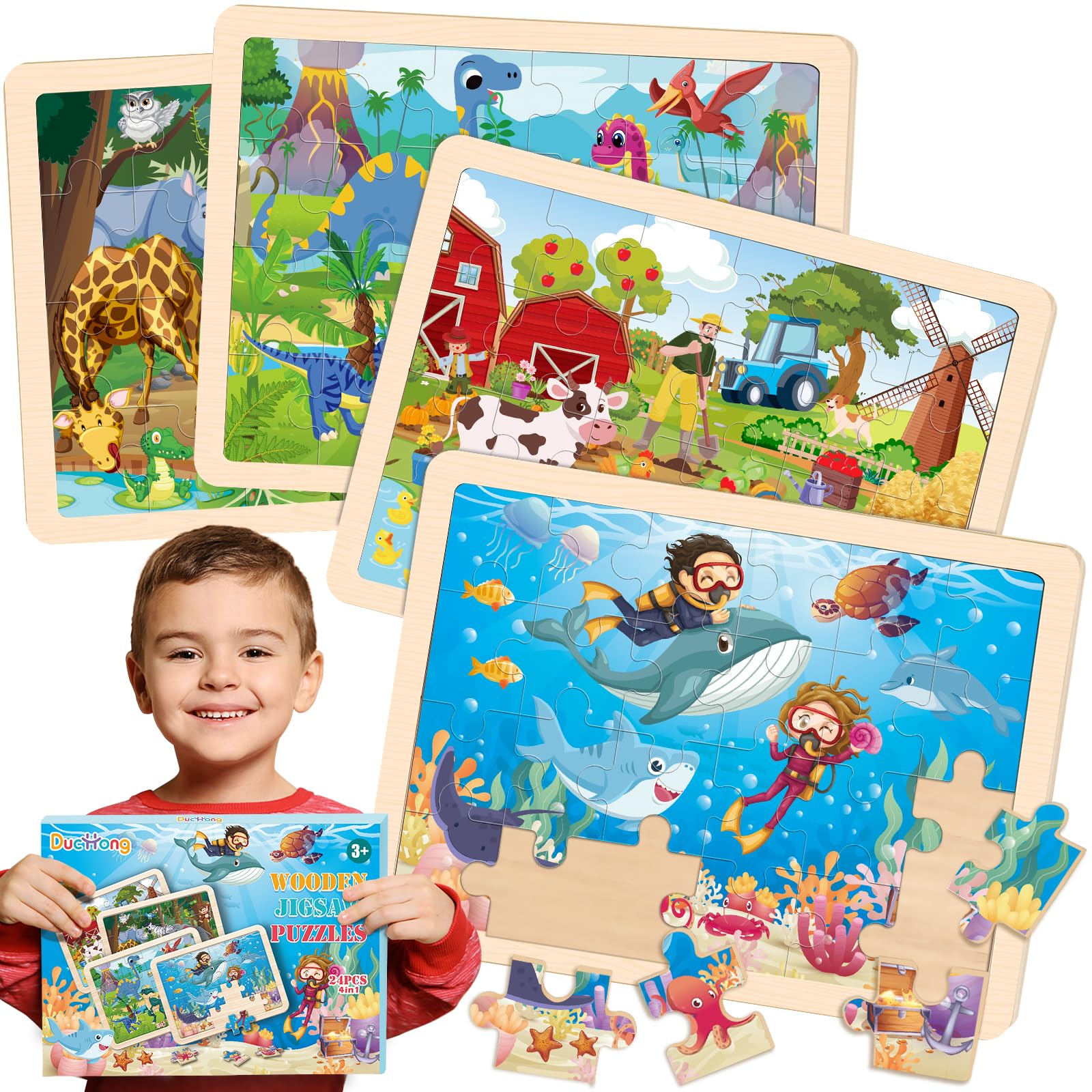 Duchong educational puzzles support early problem-solving in preschoolers