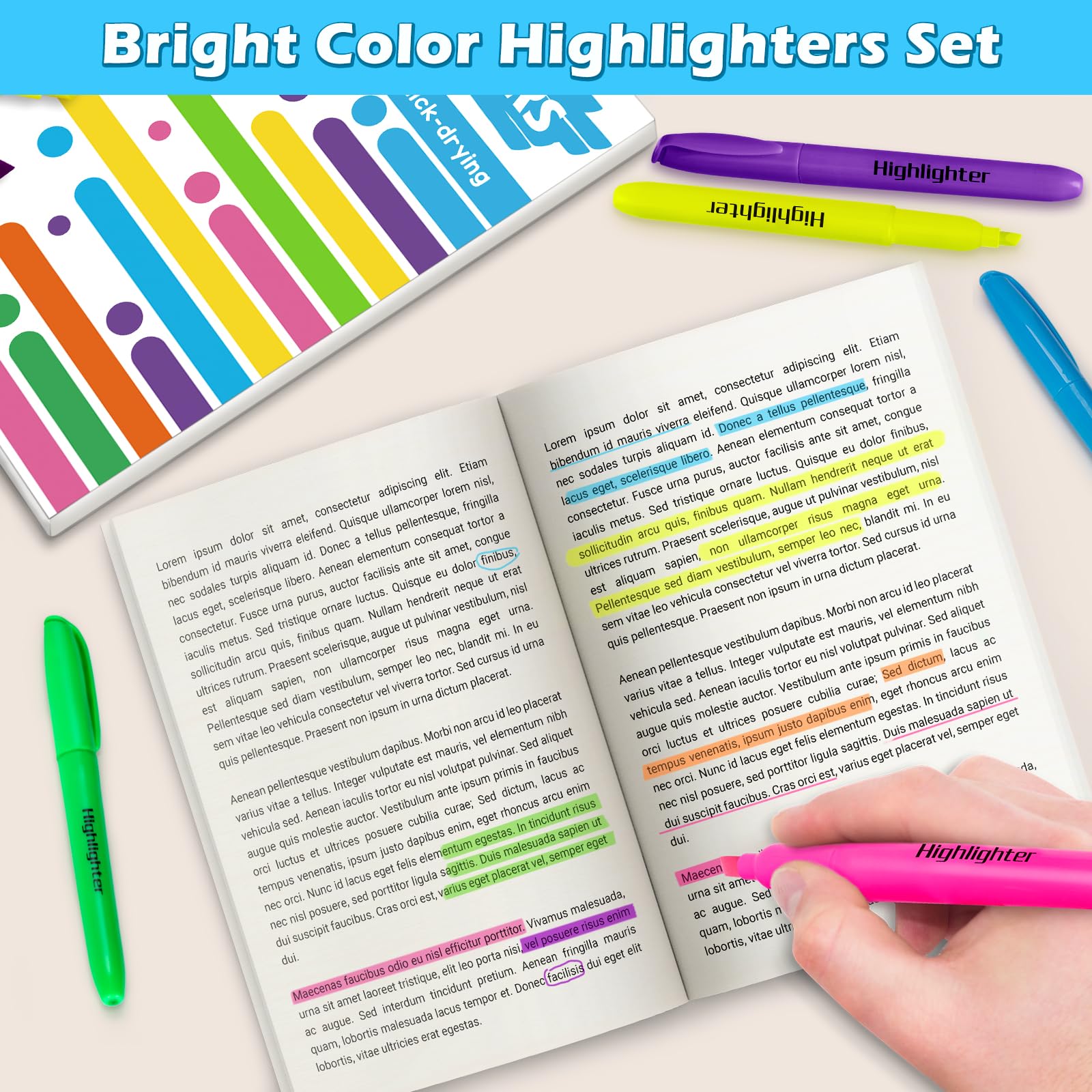 Duchong no-bleed quick-dry ink keeps pages clean.