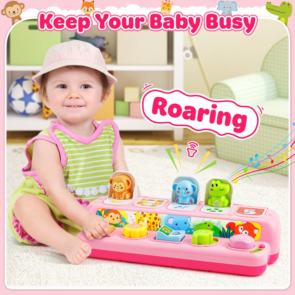 Duchong pop-up toy uses non-toxic ABS plastic for safety.