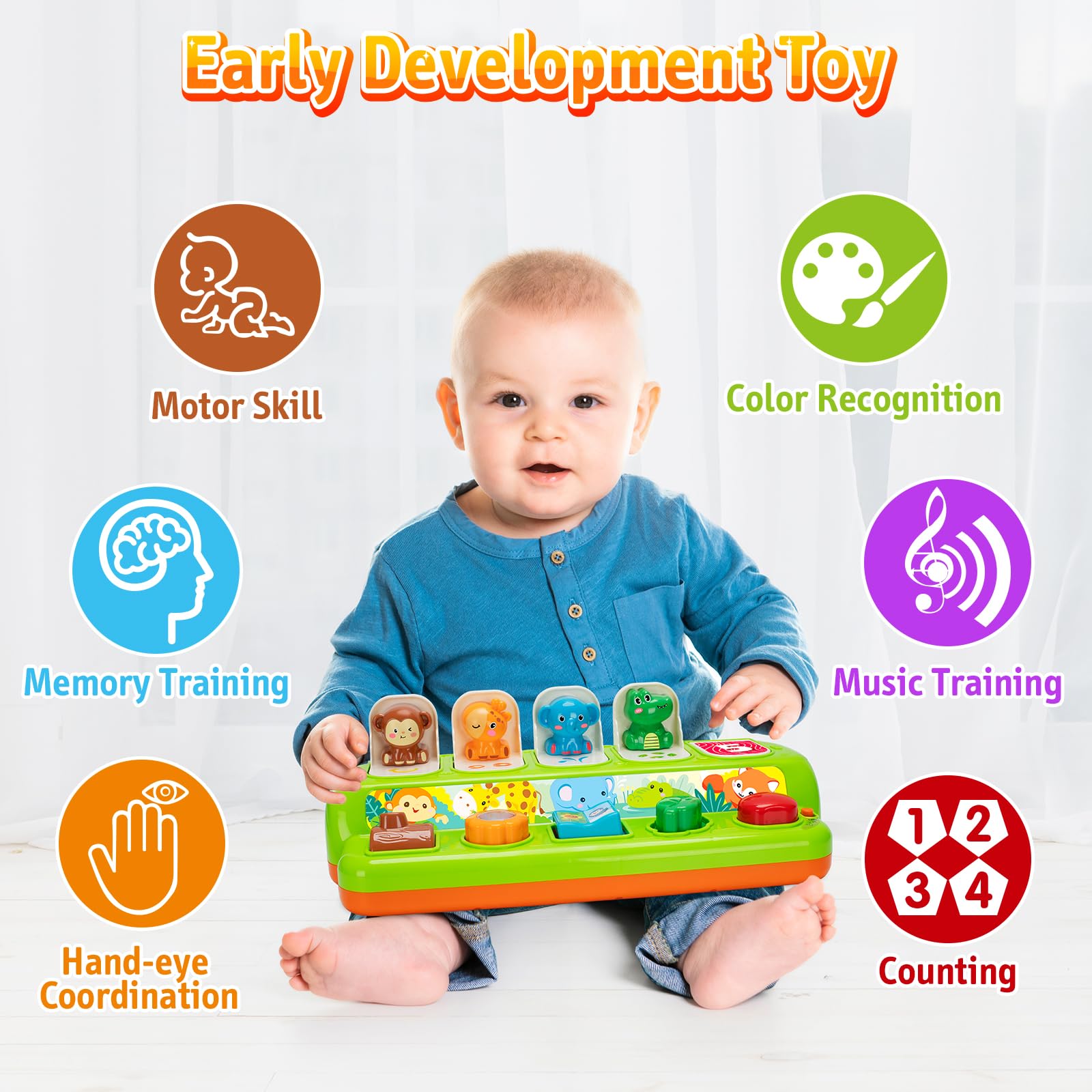 Duchong pop-up toy makes a delightful baby gift for birthdays.