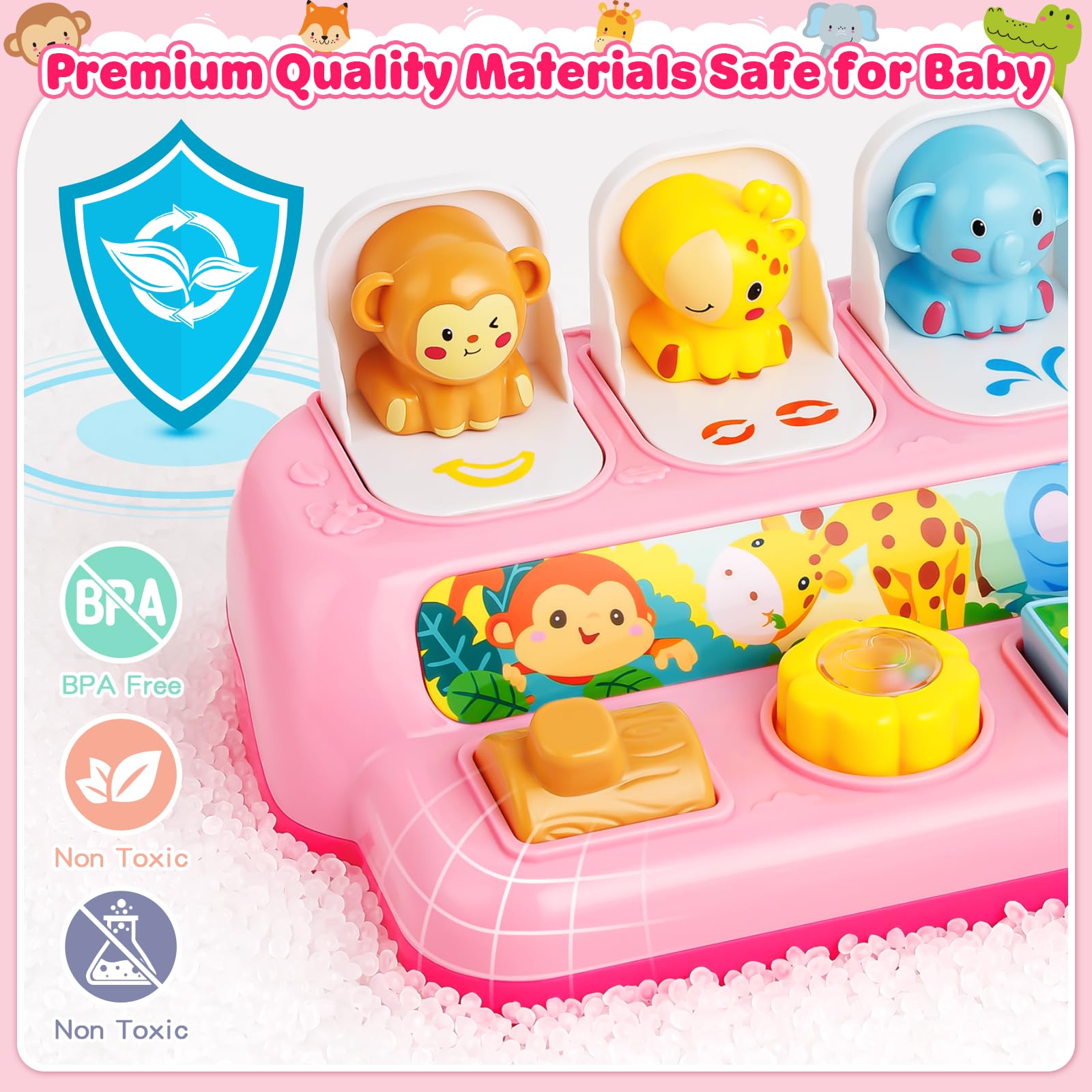 Duchong pop-up toy quiet mode pops up without music.