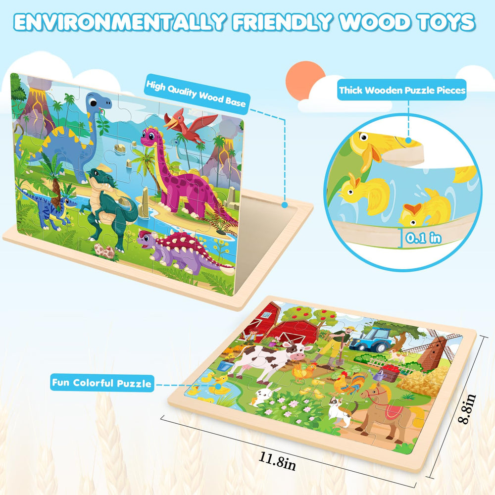 Duchong puzzle tray storage helps keep pieces organized during play