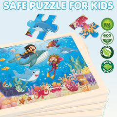 Duchong sea world puzzle art inviting imaginative exploration