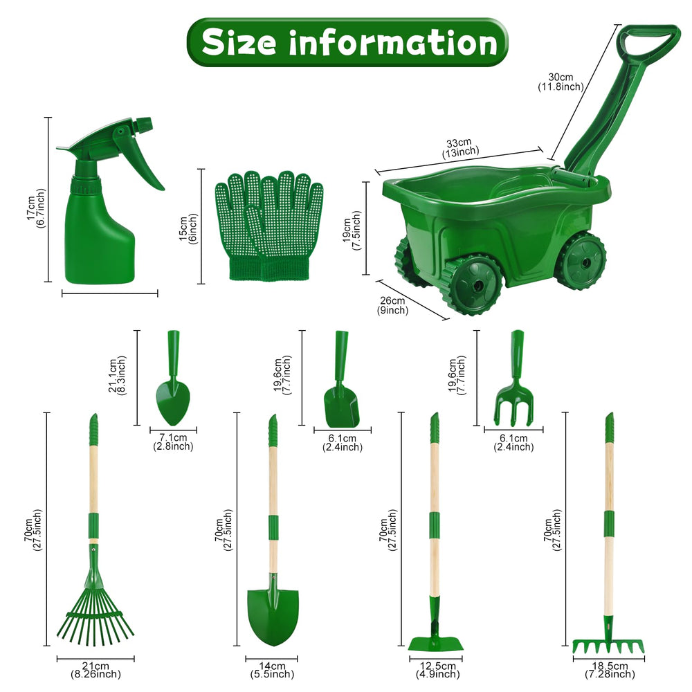 Duckura kids garden tools trowel shown for precise planting and seed work.