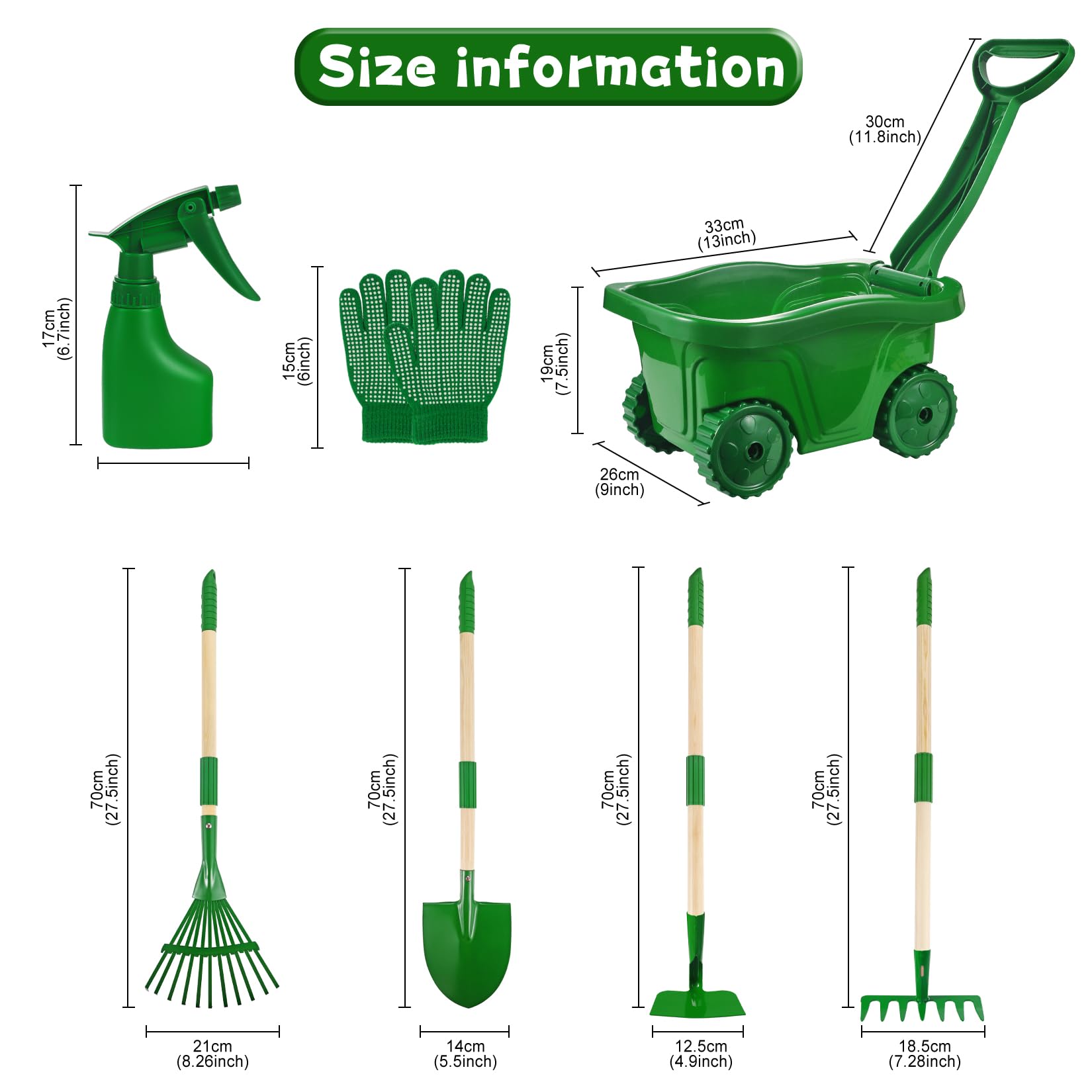 Duckura Kids Gardening Gloves protect hands during planting and digging.