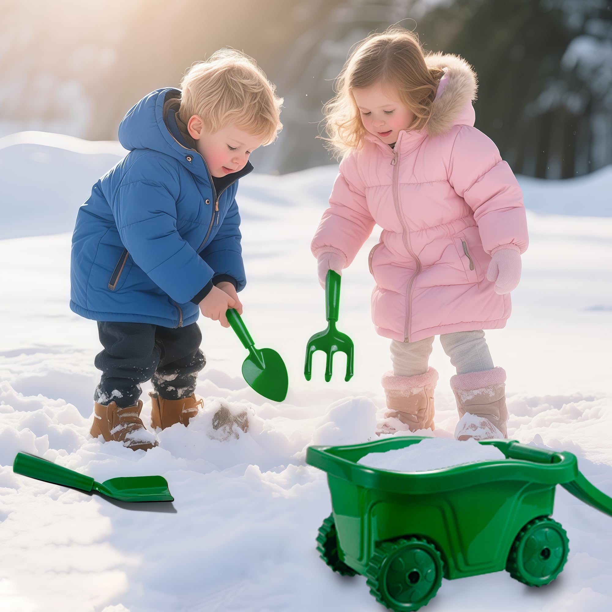 Duckura Kids Hand Shovel ready for gentle digging and soil tasks.