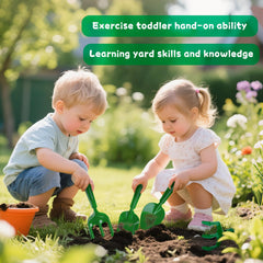 Duckura Kids Hand Trowel in action, ideal for light digging by youngsters.