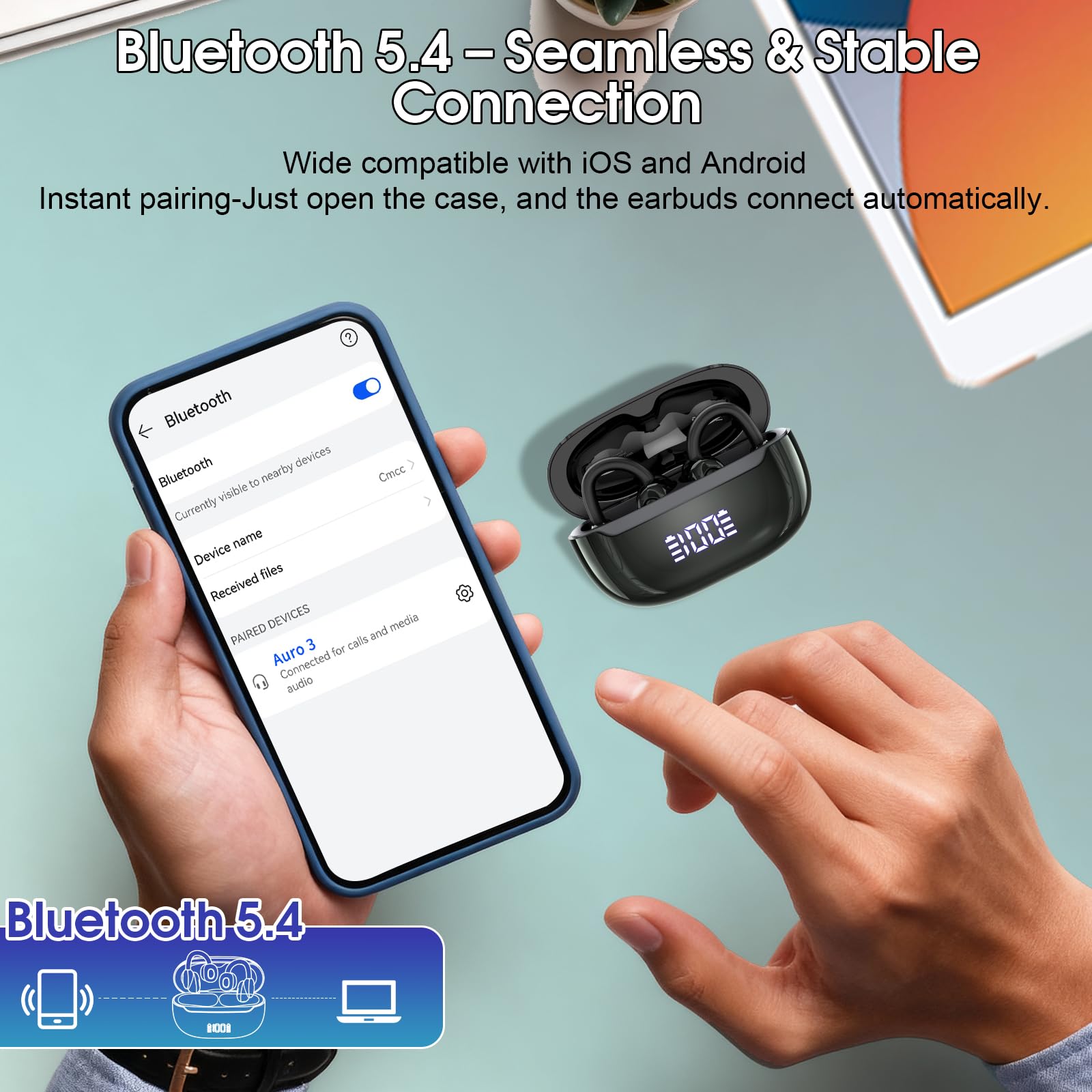 DUCOCUB open-ear buds deliver stylish audio with fashion-forward design.