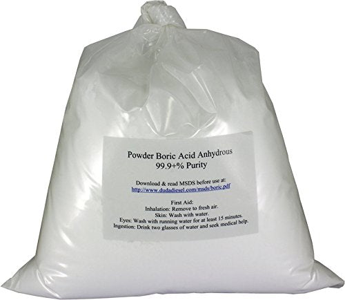 Duda Energy boric acid powder 2x5lb pack ready for bulk projects.