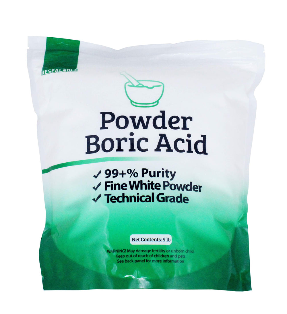 Duda Energy boric acid powder bags for high-purity industrial use.