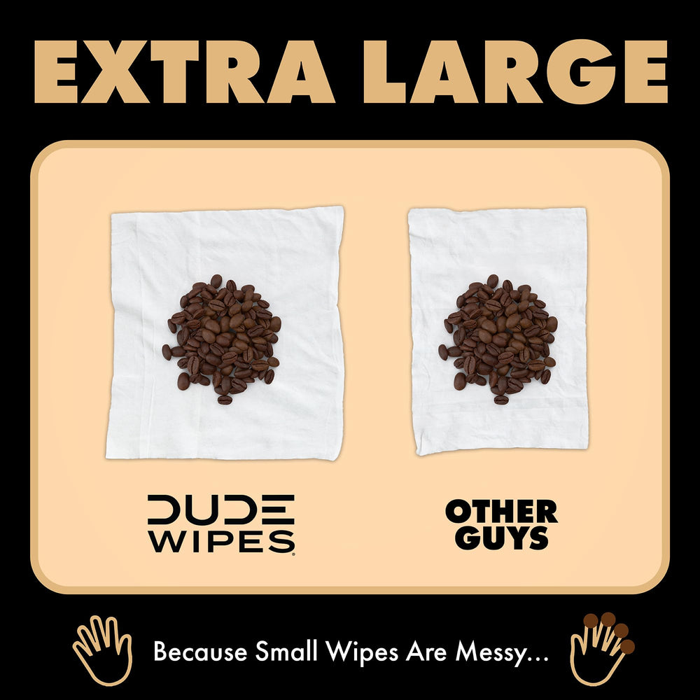 DUDE Morning Grind dye-free and paraben-free packaging emphasis