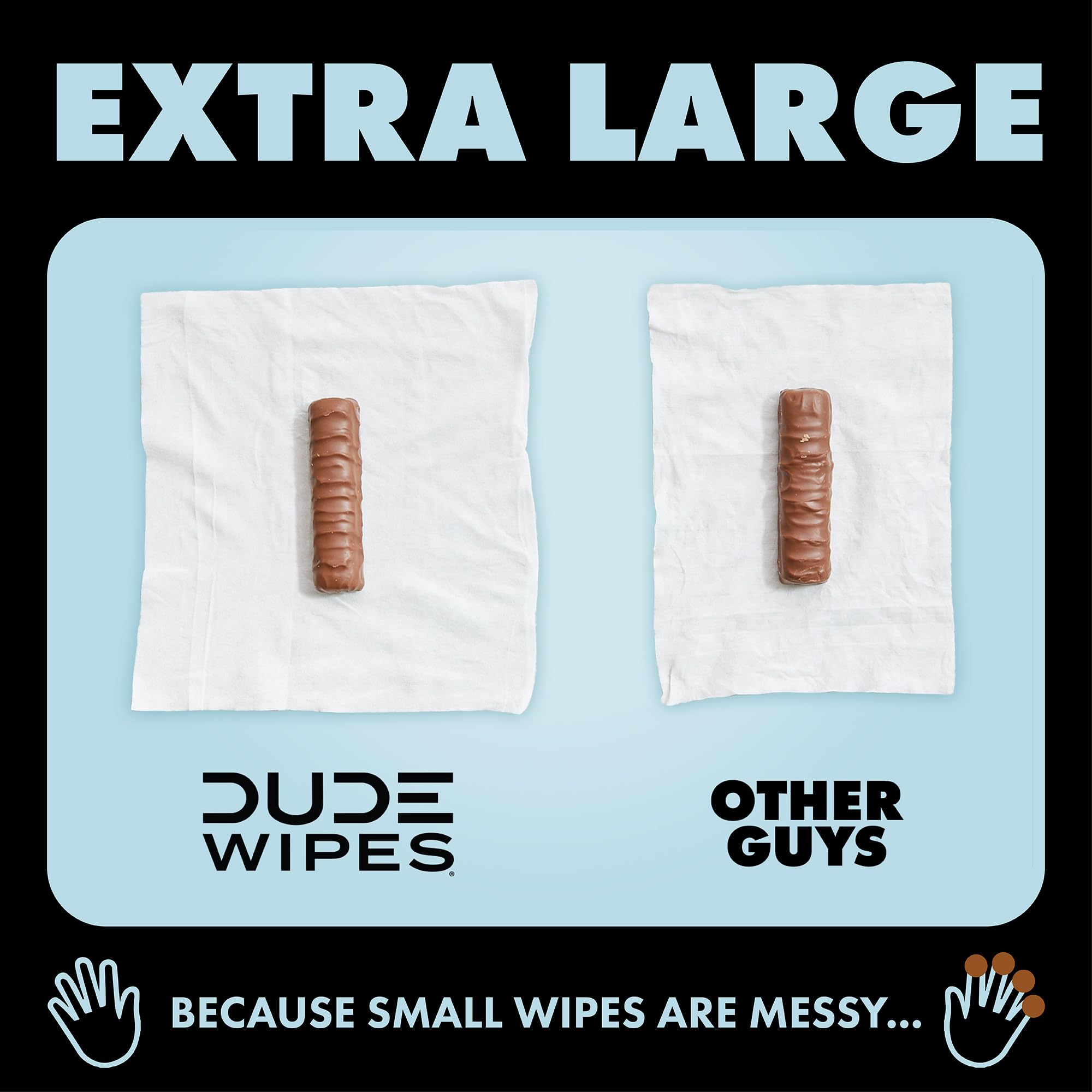 DUDE Wipes septic-safe claim shown with plumbing-friendly design
