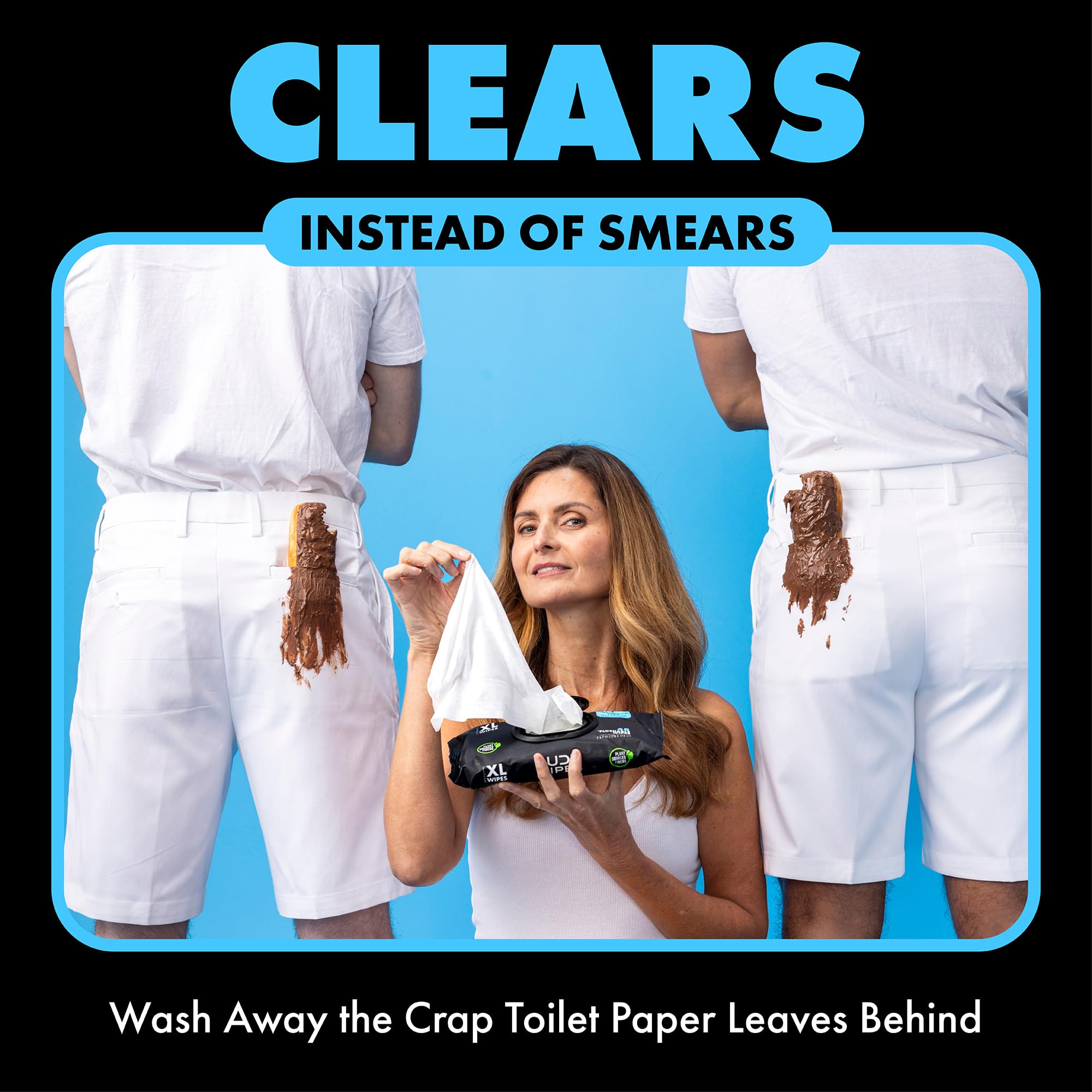 DUDE Wipes suitable for sensitive skin and hypoallergenic use.