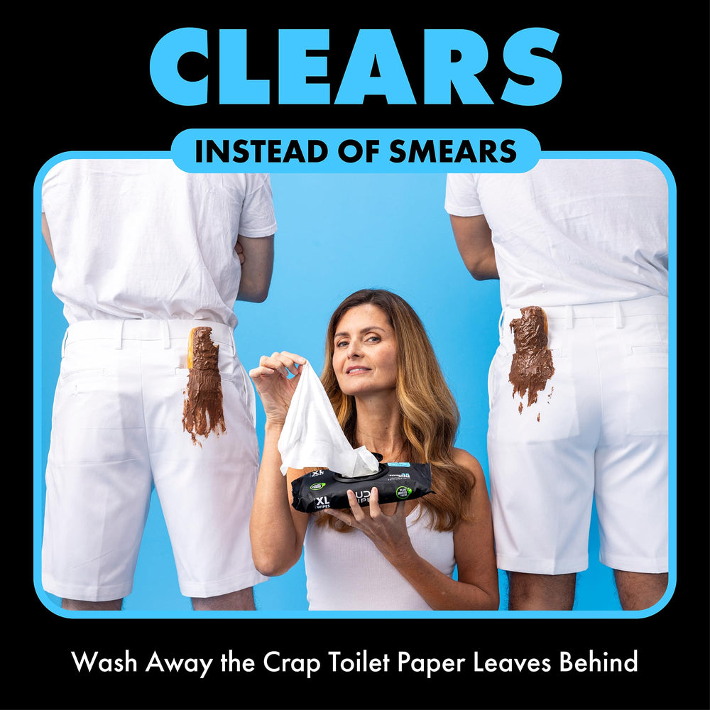DUDE Wipes suitable for sensitive skin and hypoallergenic use.