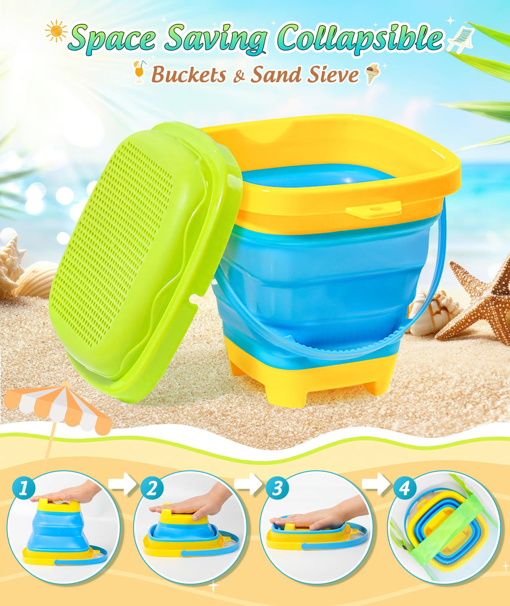 DUDUCOFU detachable rake for sculpting sand on the shore