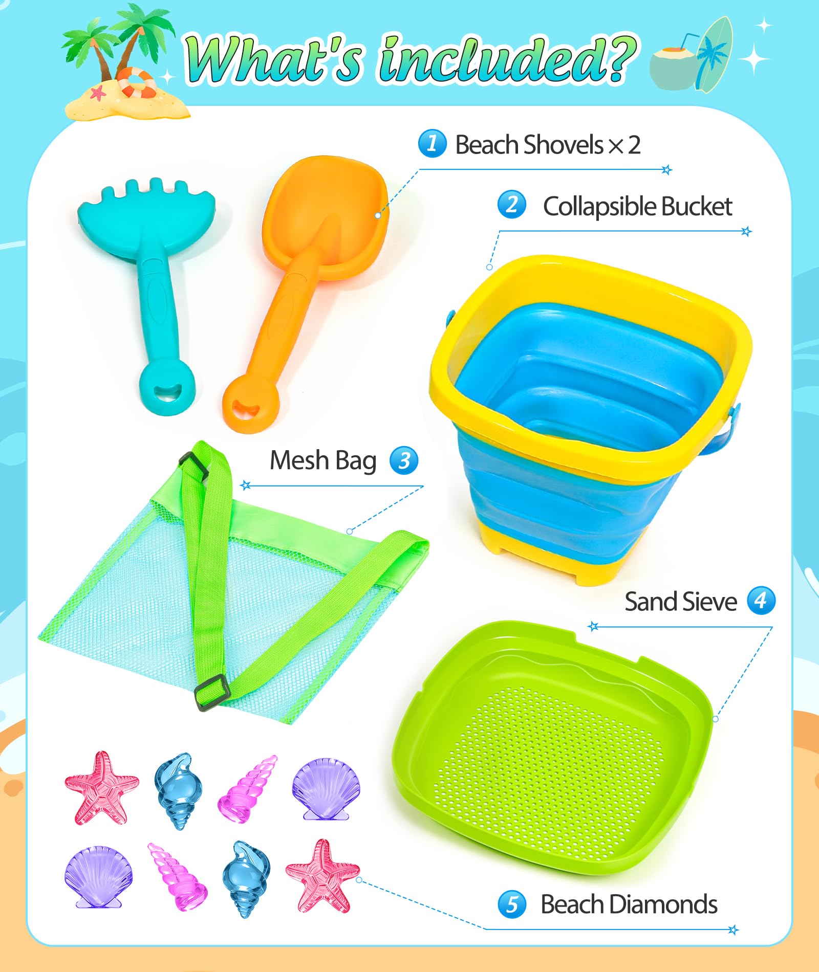 DUDUCOFU breathable mesh carry bag keeps toys organized and dry