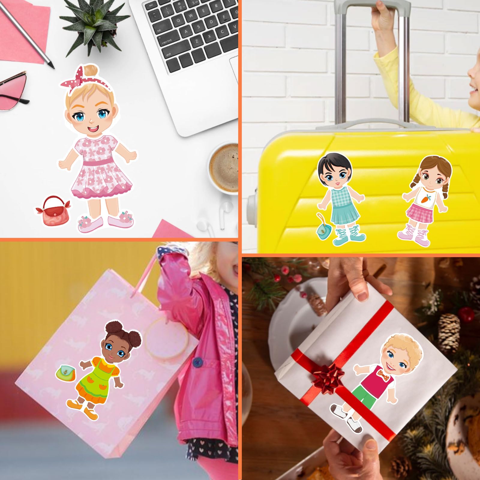 DUJAA craft and scrapbooking stickers for kids’ activities