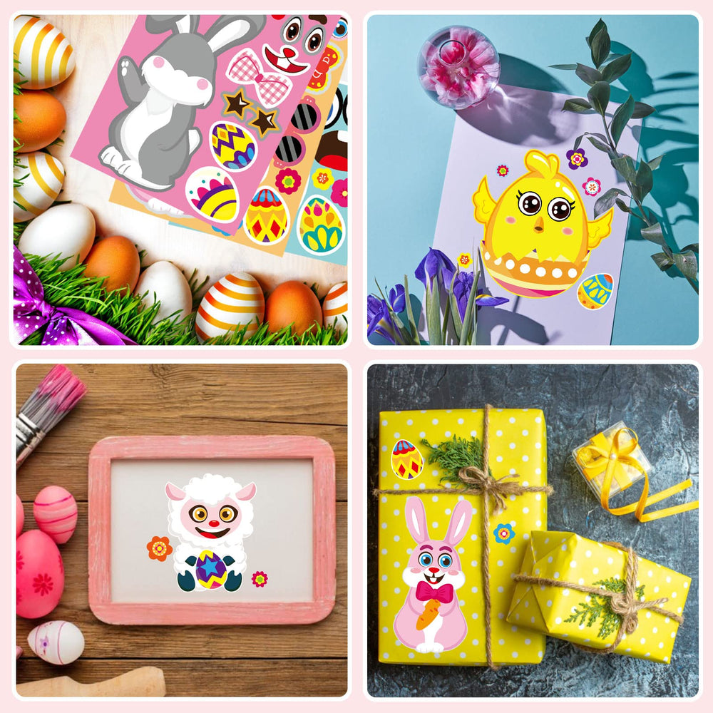 DUJAA Easter stickers chicken design perfect for lively kids projects