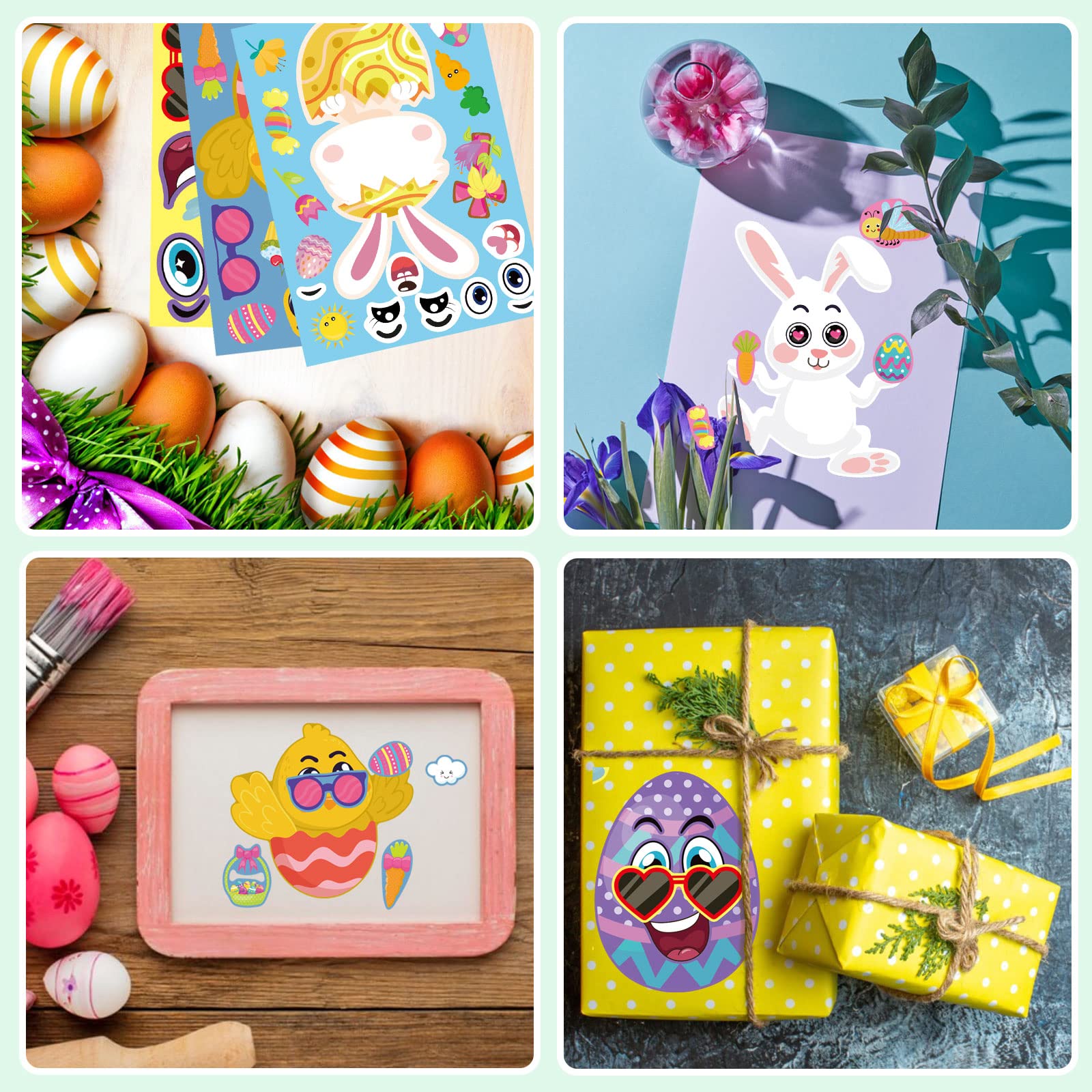 DUJAA Make-a-face stickers designs spark creative self-expression for kids.