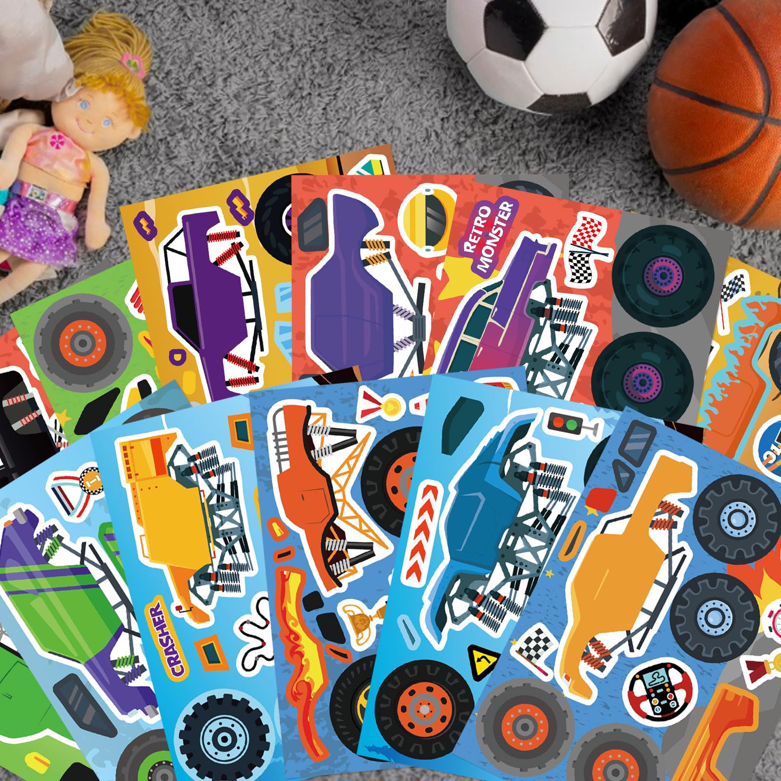 DUJAA stickers are waterproof and colorfast for smooth surfaces.