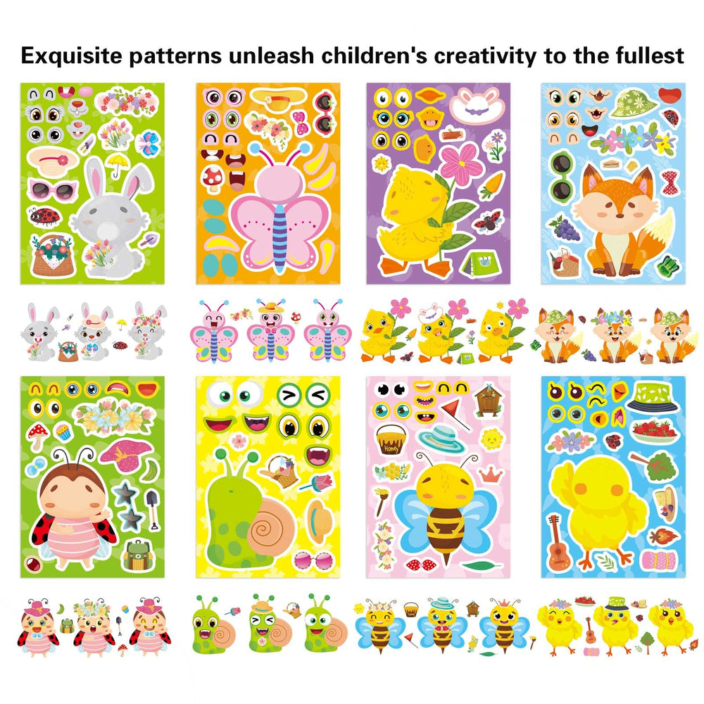 DUJAA classroom reward set inspires creativity with reusable, colorful animal designs.