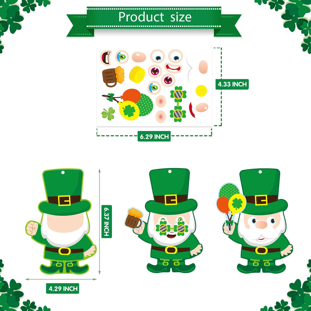 DUJAA St Patrick's Day craft kit packaging, highlighting kid-friendly materials.