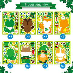DUJAA animal designs stickers provide 8 styles for mix-and-match fun.