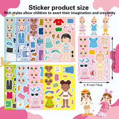 DUJAA waterproof and colorfast stickers for indoor crafts