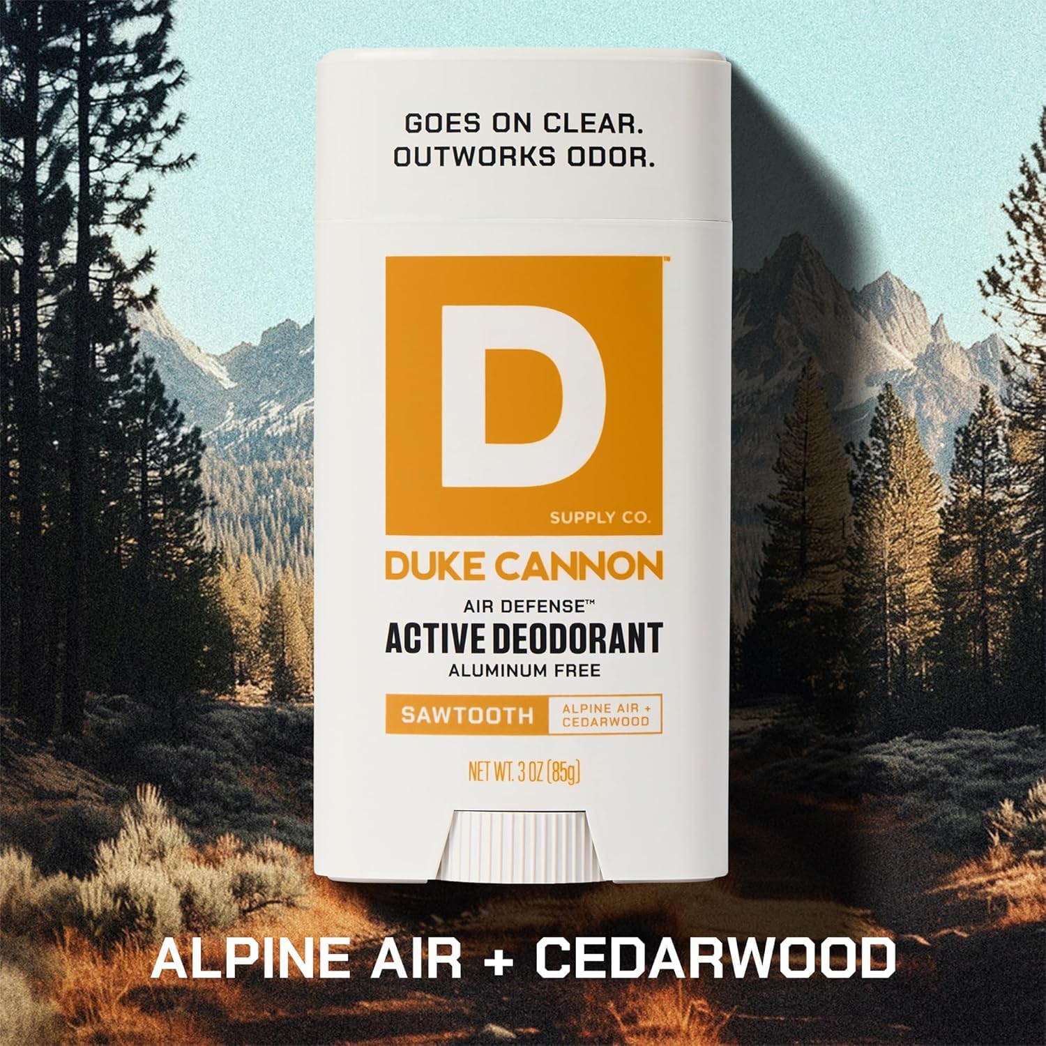 Duke Cannon aloe vera and vitamin E soothe underarm skin.