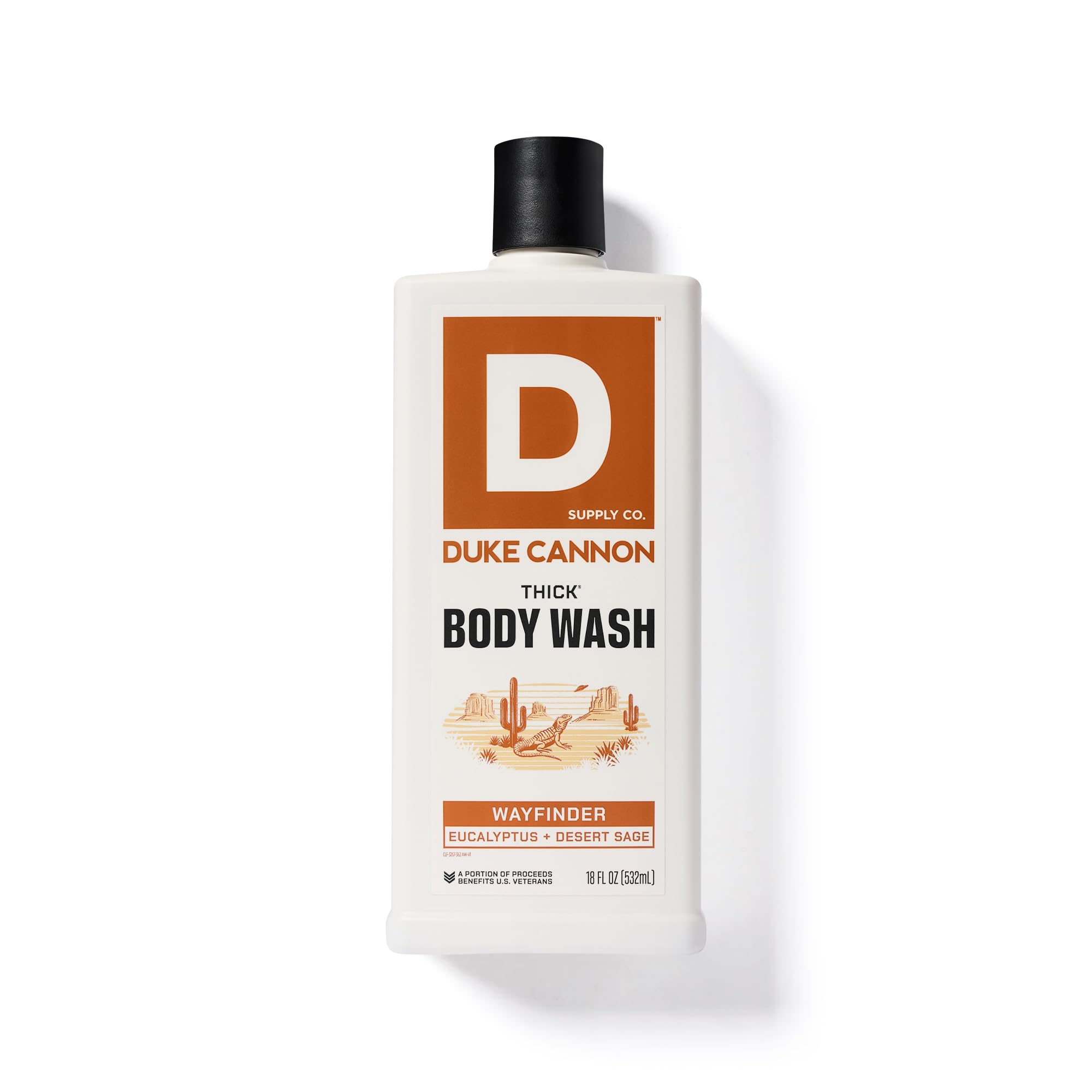 Duke Cannon moisturizing formula aids skin hydration while cleansing.