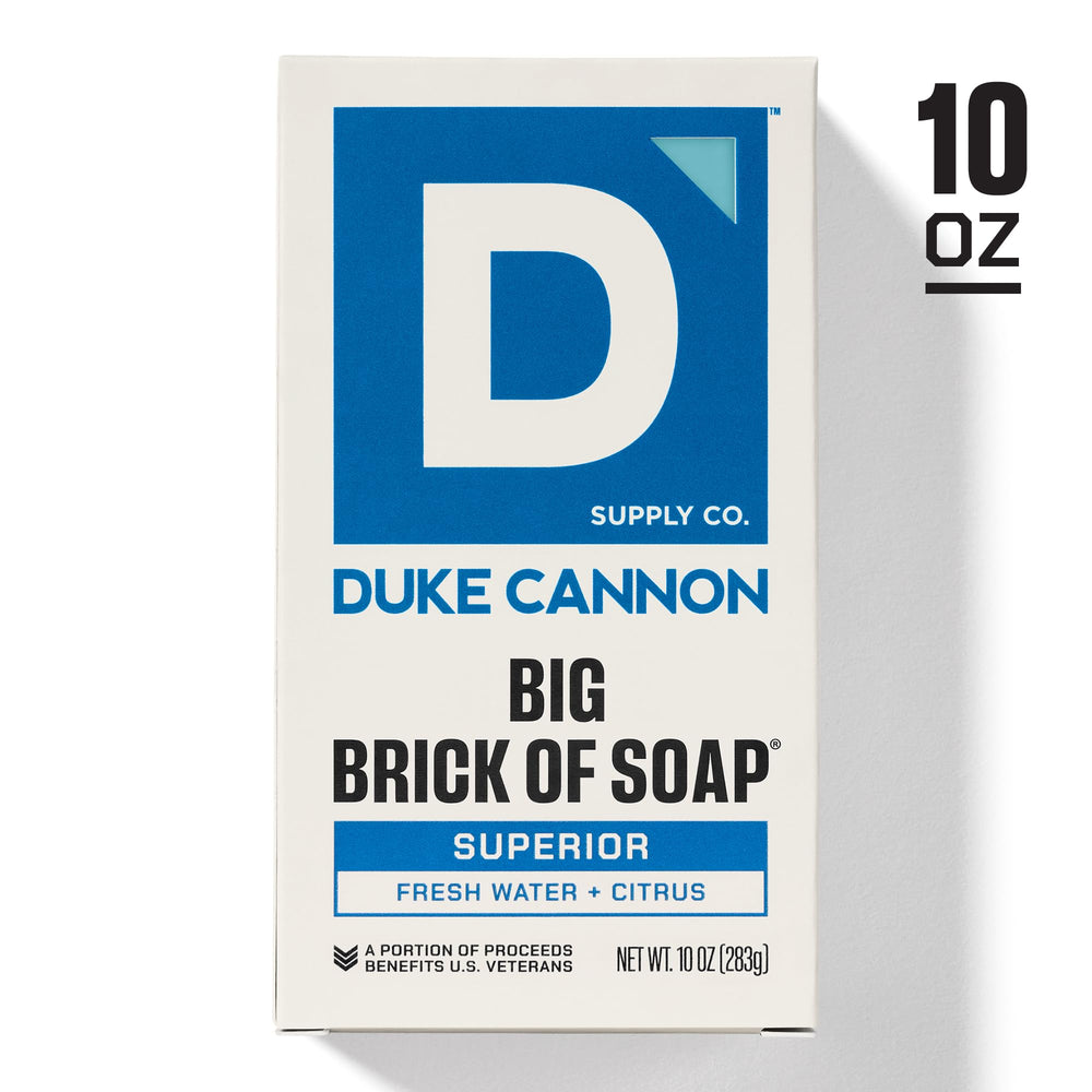 Duke Cannon bundle image showcases USA-made quality and rugged branding.