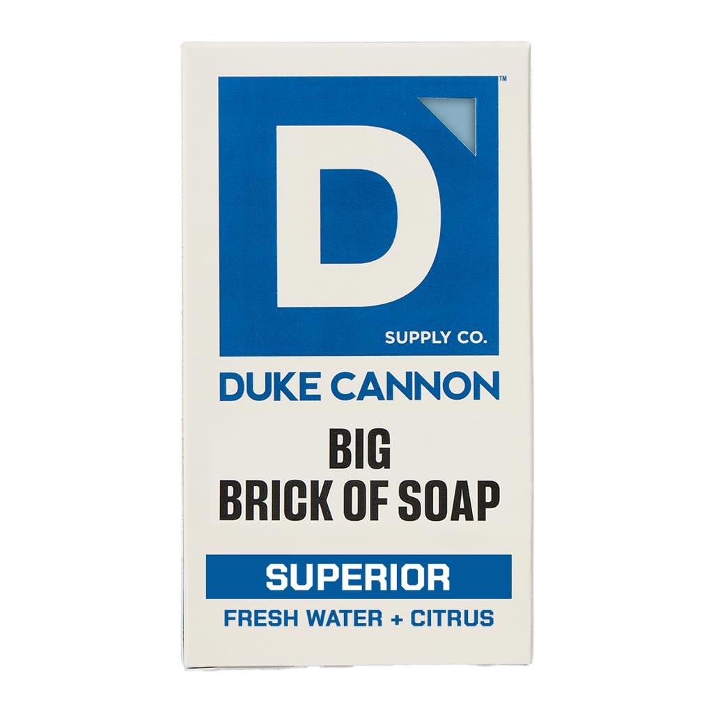 Duke Cannon extra-large bar soap bundle with Fresh Water Citrus scent for daily rugged cleansing.