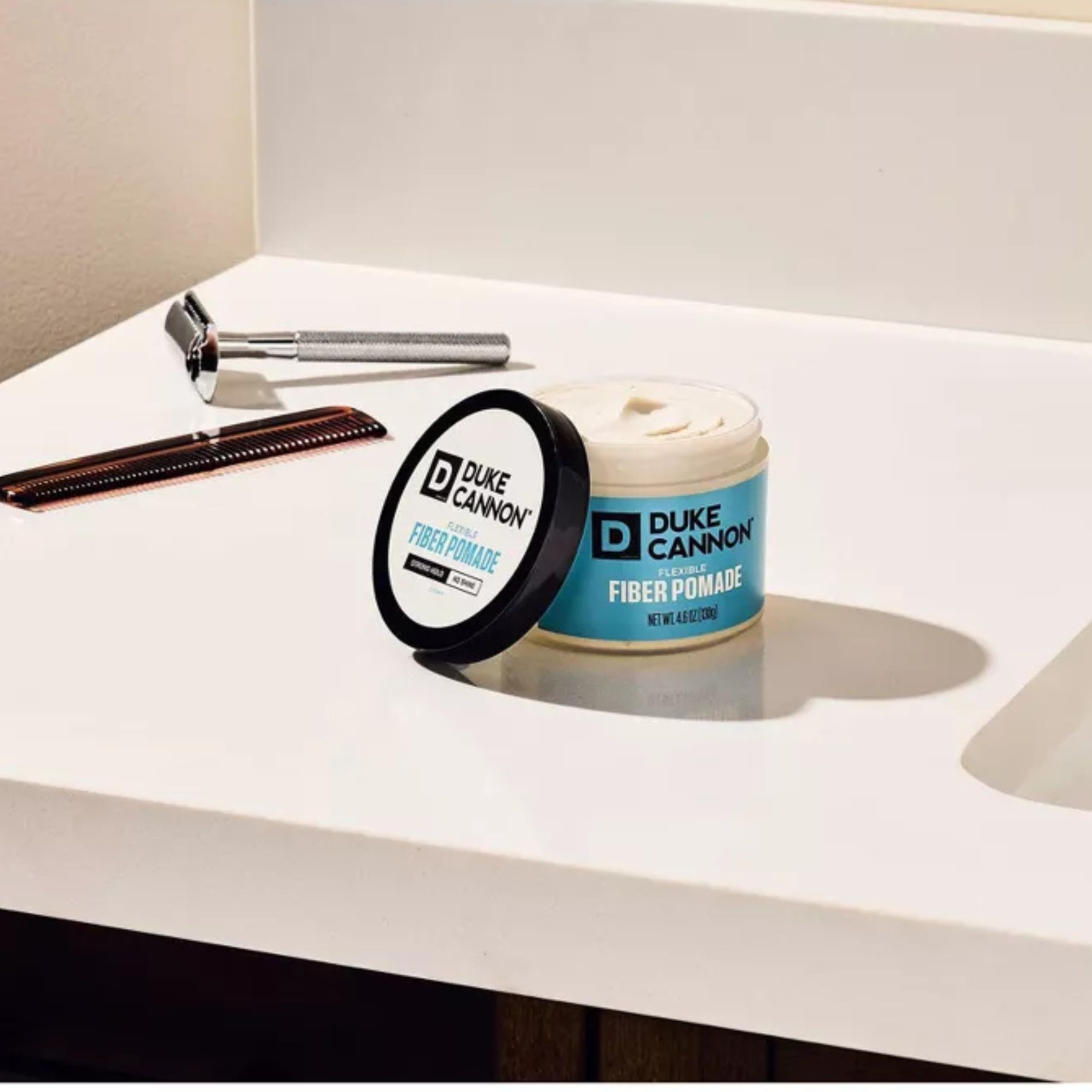 Duke Cannon pomade delivers strong hold with matte finish for styling