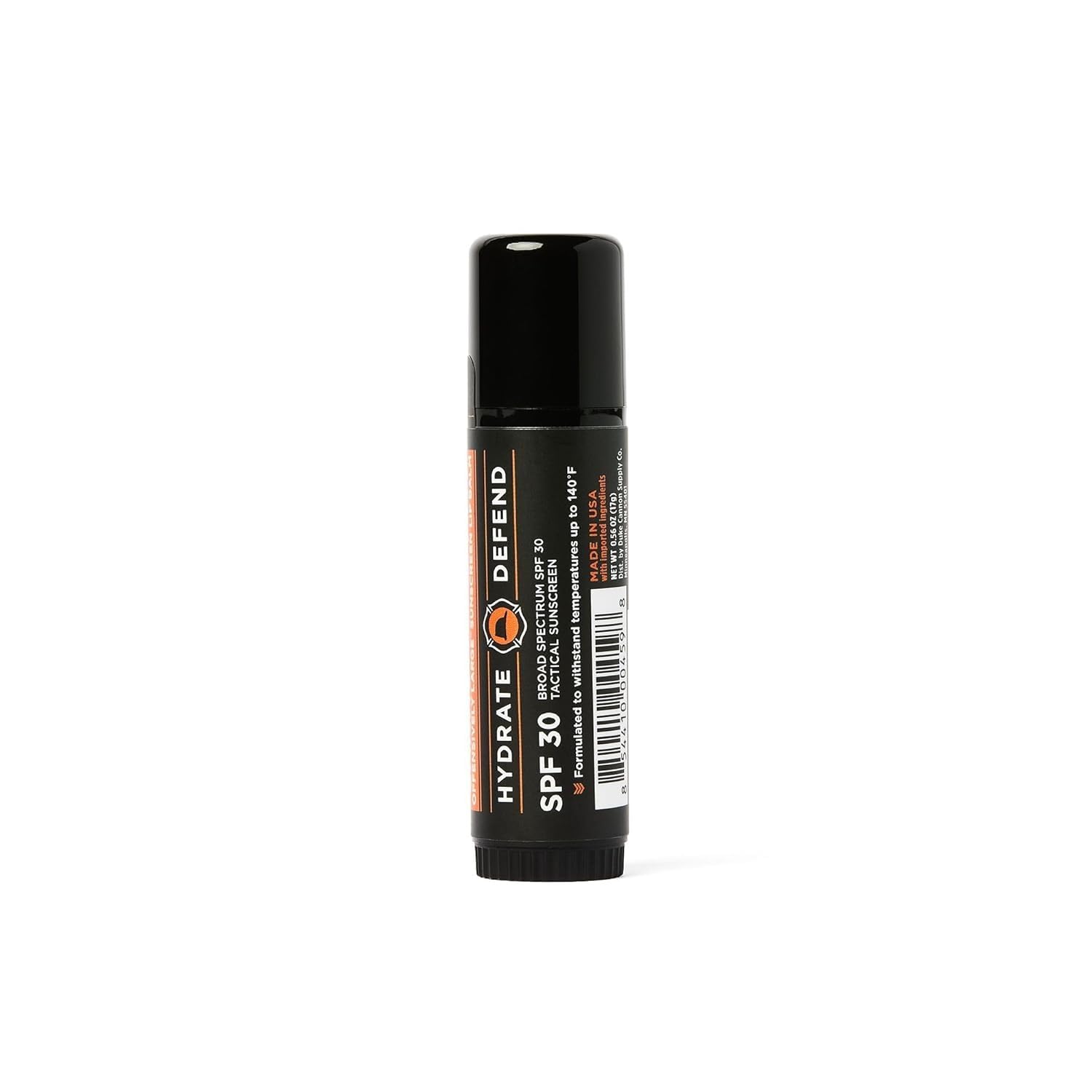 Duke Cannon Lip Balm 0-56oz packaging for easy carrying.