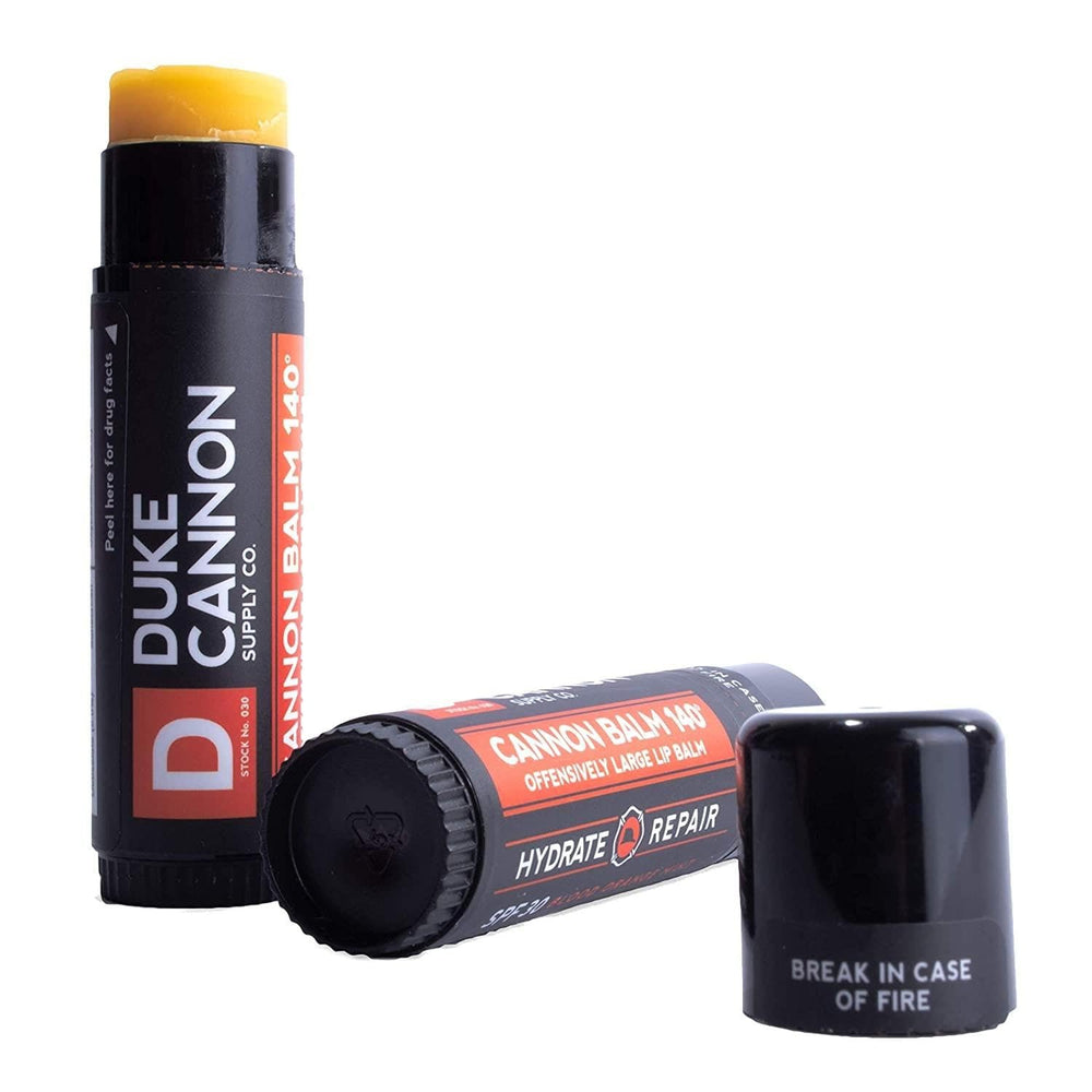 Duke Cannon Lip Balm tested by active-duty personnel.