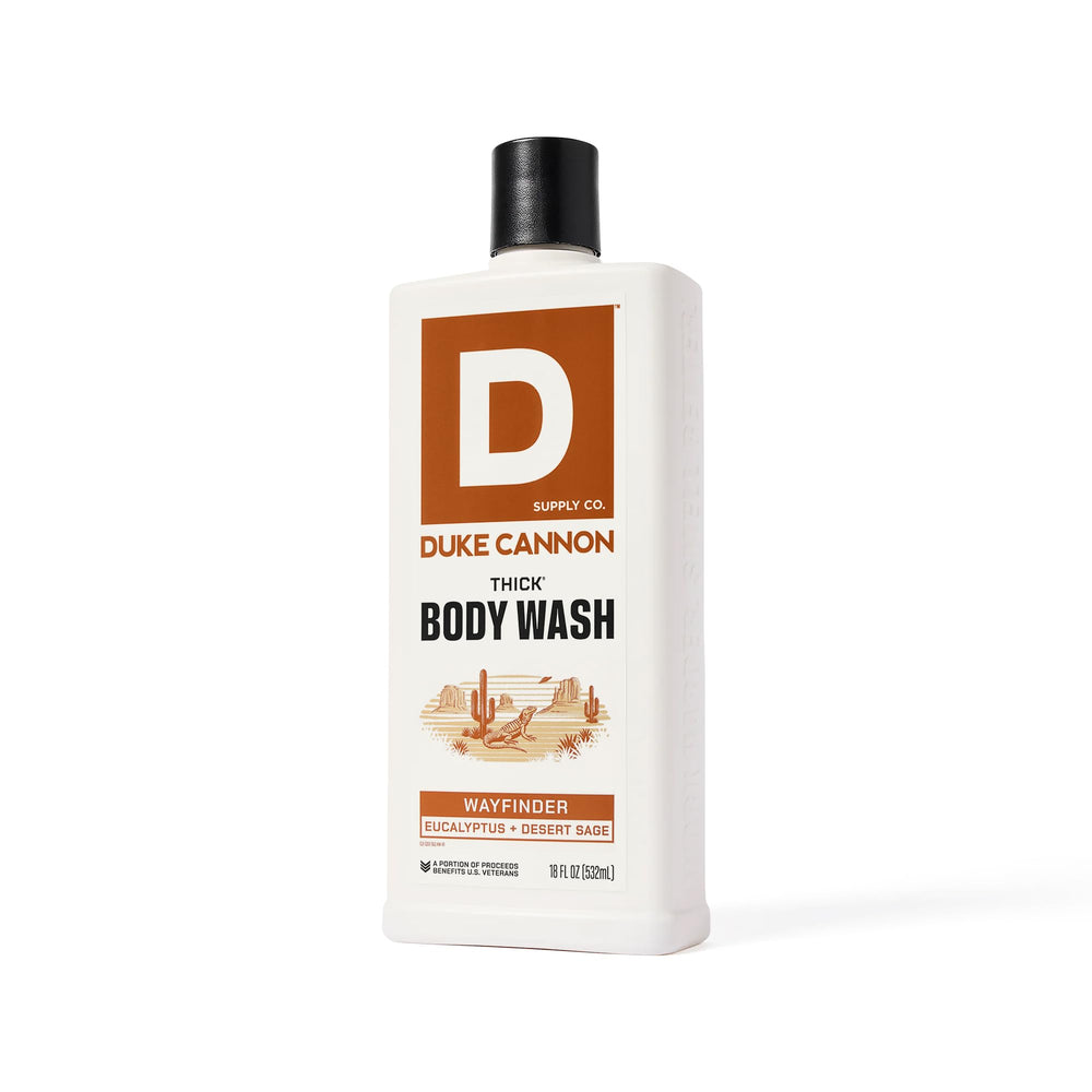 Duke Cannon made-in-USA packaging signals rugged quality.
