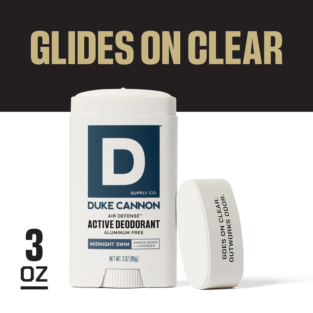 Branding emphasizes aluminum-free formula for odor protection without harsh ingredients.