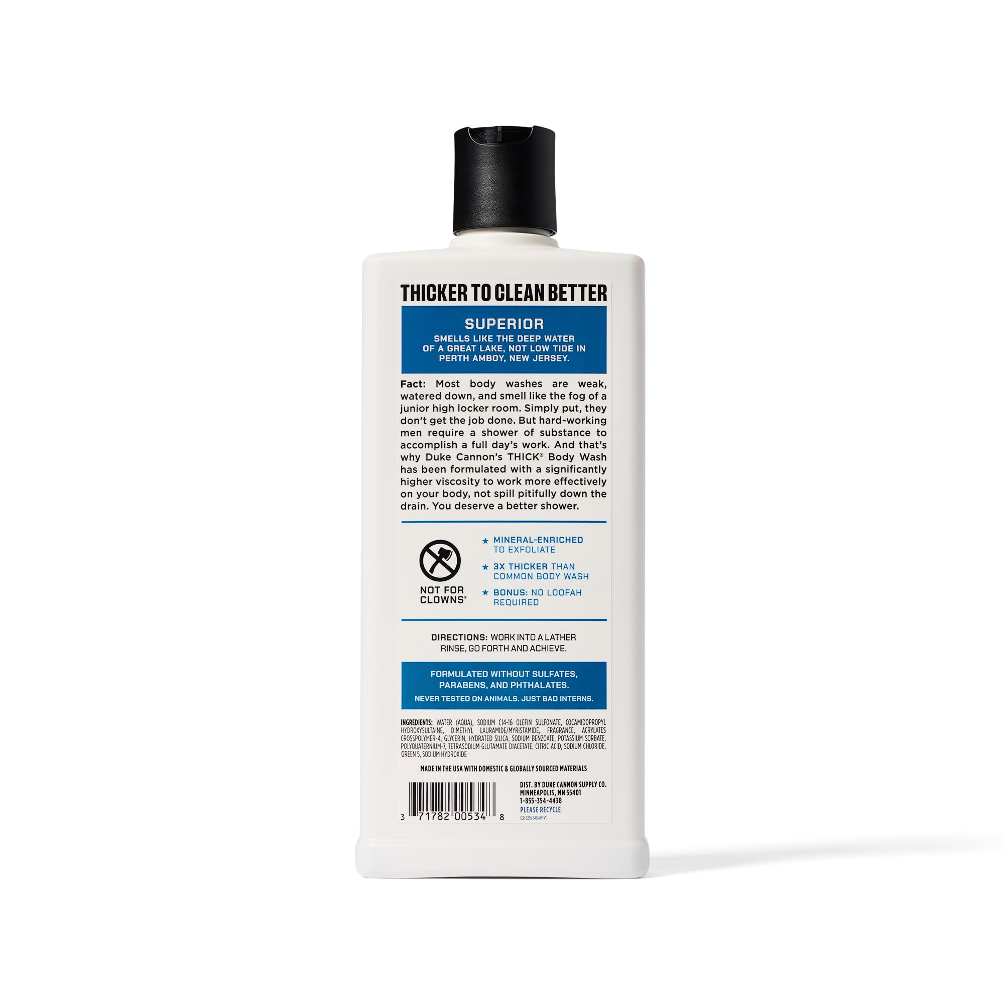 Moisturized skin after Duke Cannon wash with refreshed look