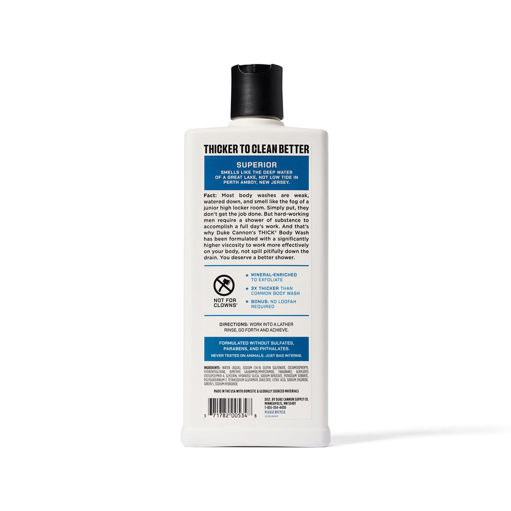 Moisturized skin after Duke Cannon wash with refreshed look
