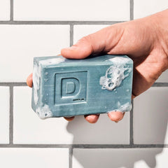 Duke Cannon Naval Diplomacy soap bar features oceanic notes for an energizing shower
